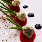 Bleu Cheese and Herb Stuffed Cherry Tomatoes